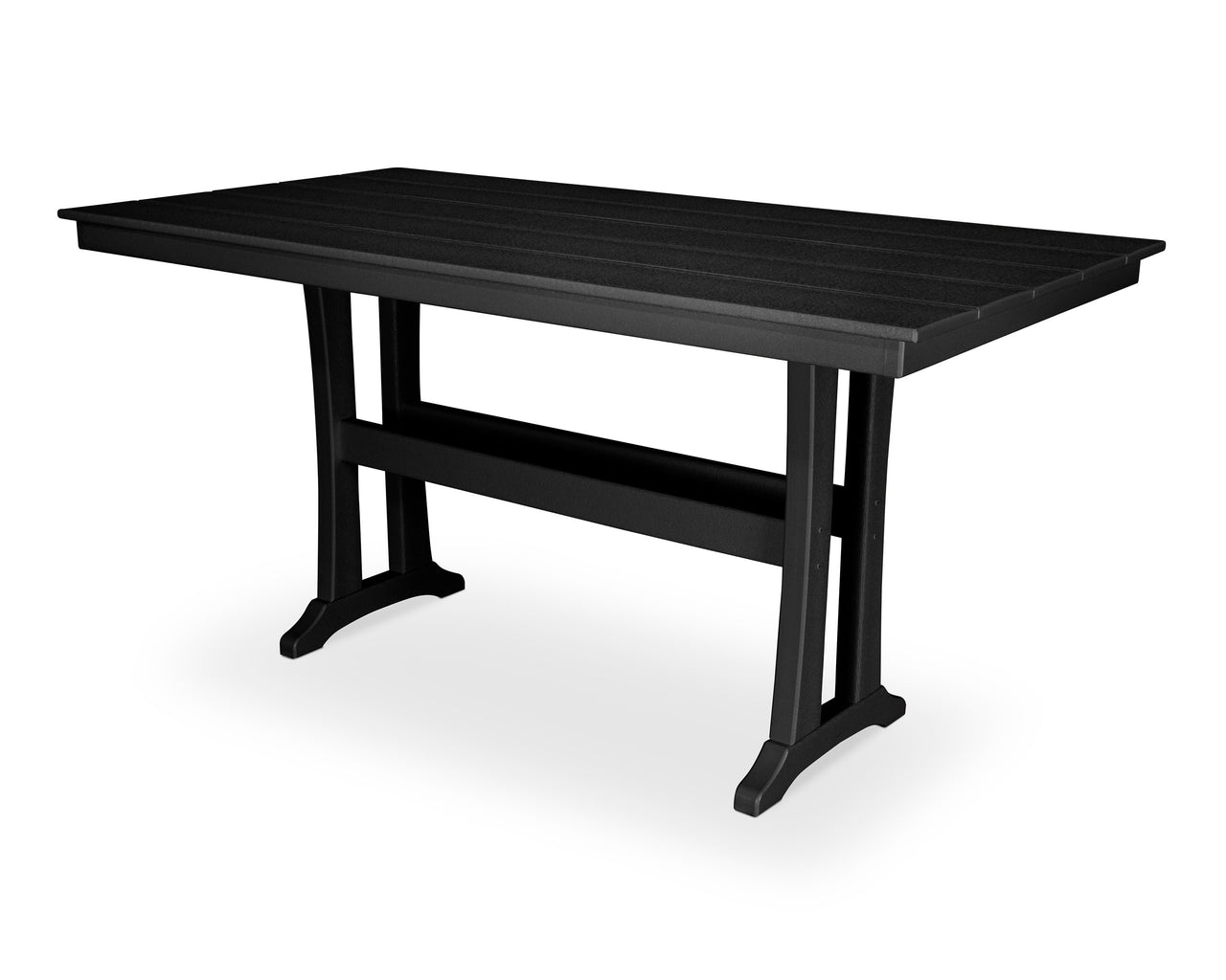 Trex Farmhouse Trestle 37" x 72" Counter Table