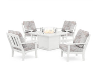 Thumbnail for Trex Cape Cod 5-Piece Deep Seating Set with Fire Pit Table
