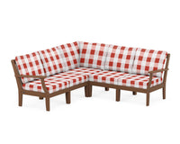 Thumbnail for Trex Yacht Club Modular 5-Piece Deep Seating Set