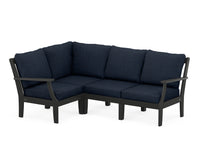 Thumbnail for Trex Yacht Club Modular 4-Piece Deep Seating Set