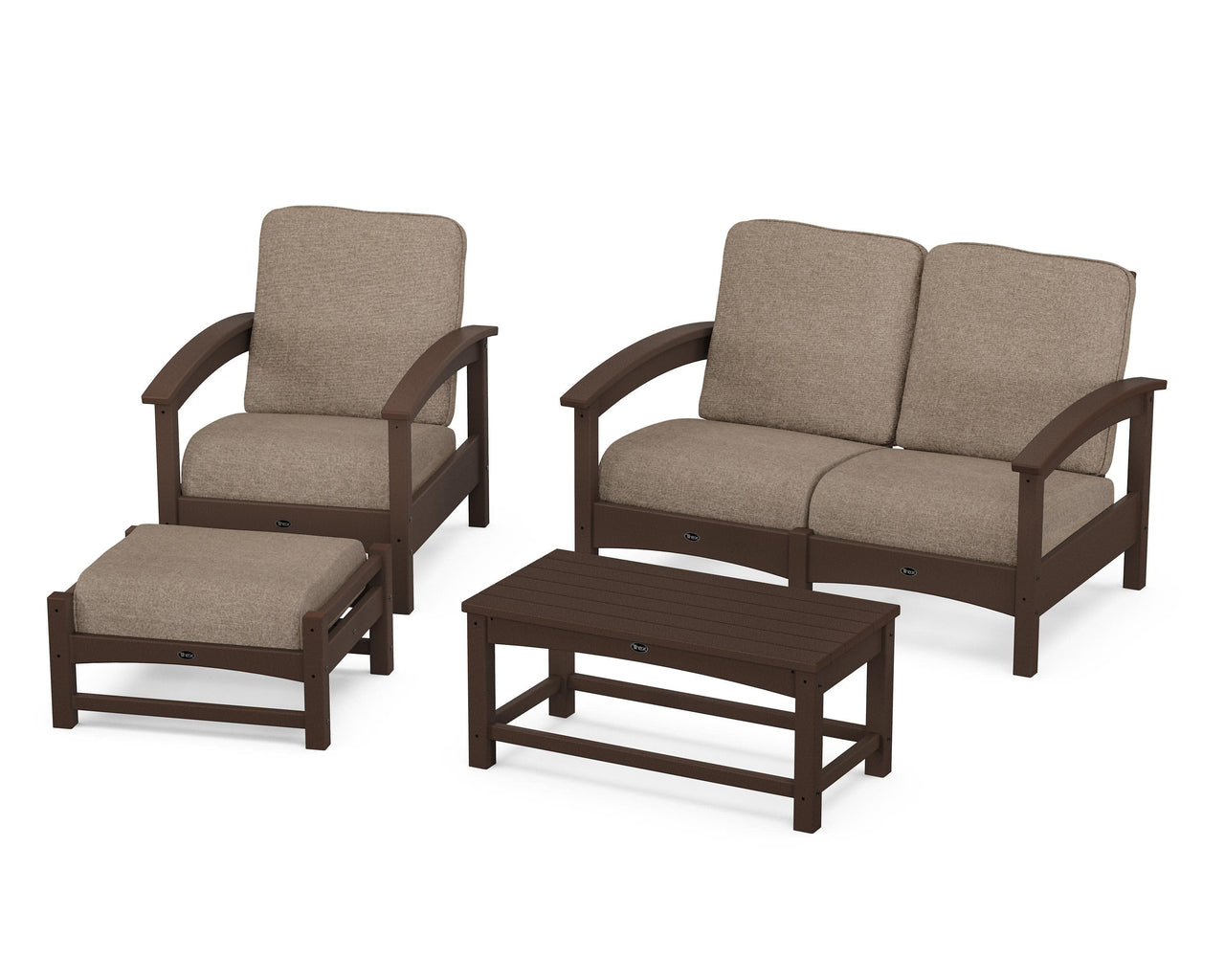 Trex Rockport 4-Piece Deep Seating Conversation Group