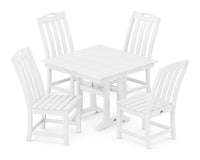 Thumbnail for Trex Yacht Club 5-Piece Farmhouse Trestle Side Chair Dining Set