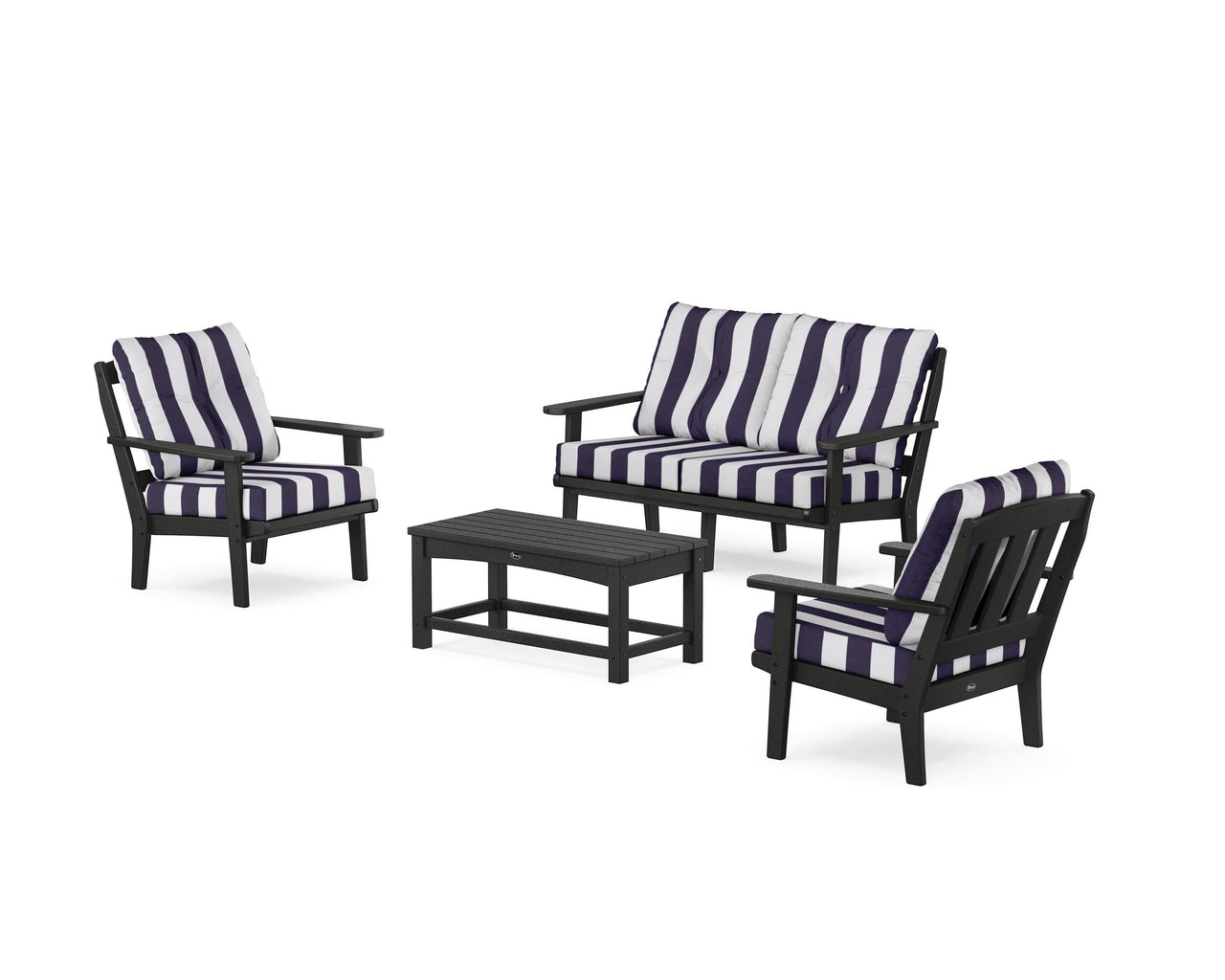 Trex Cape Cod 4-Piece Deep Seating Set with Loveseat