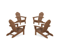 Thumbnail for Trex 4-Piece Monterey Bay Folding Adirondack Chair Conversation Set