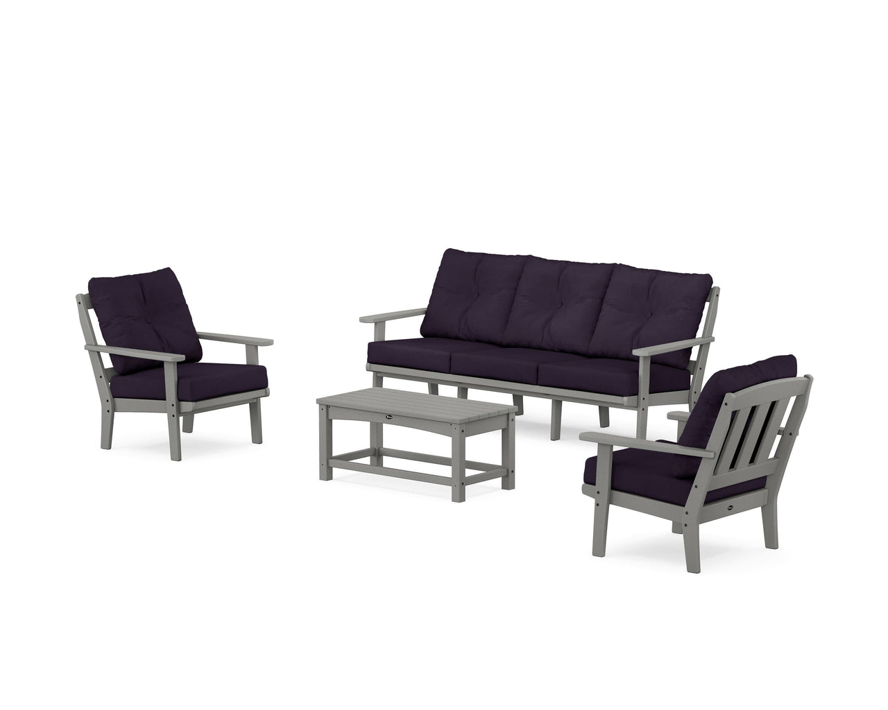 Trex Cape Cod 4-Piece Deep Seating Set with Sofa