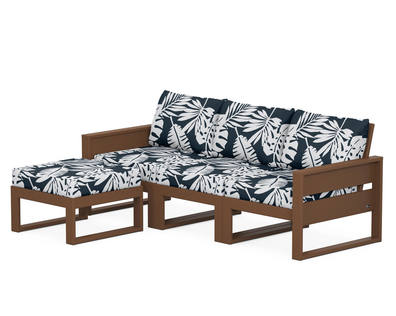 Trex Eastport 4- Piece Sectional with Ottoman