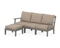 Thumbnail for Trex Yacht Club Modular 4-Piece Deep Seating Set with Ottoman