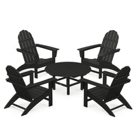 Thumbnail for Polywood Vineyard 5 Piece Adirondack Chair Conversation Set