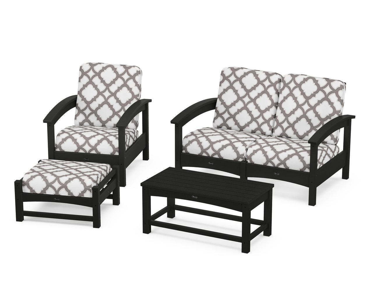 Trex Rockport 4-Piece Deep Seating Conversation Group