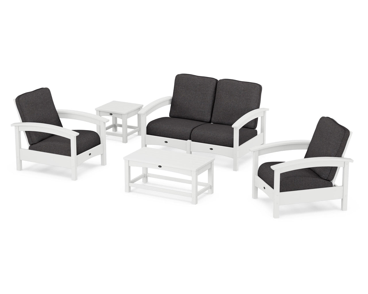 Trex Rockport Club 6-Piece Deep Seating Conversation Set