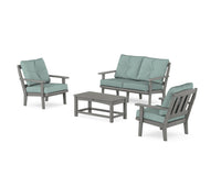 Thumbnail for Trex Cape Cod 4-Piece Deep Seating Set with Loveseat