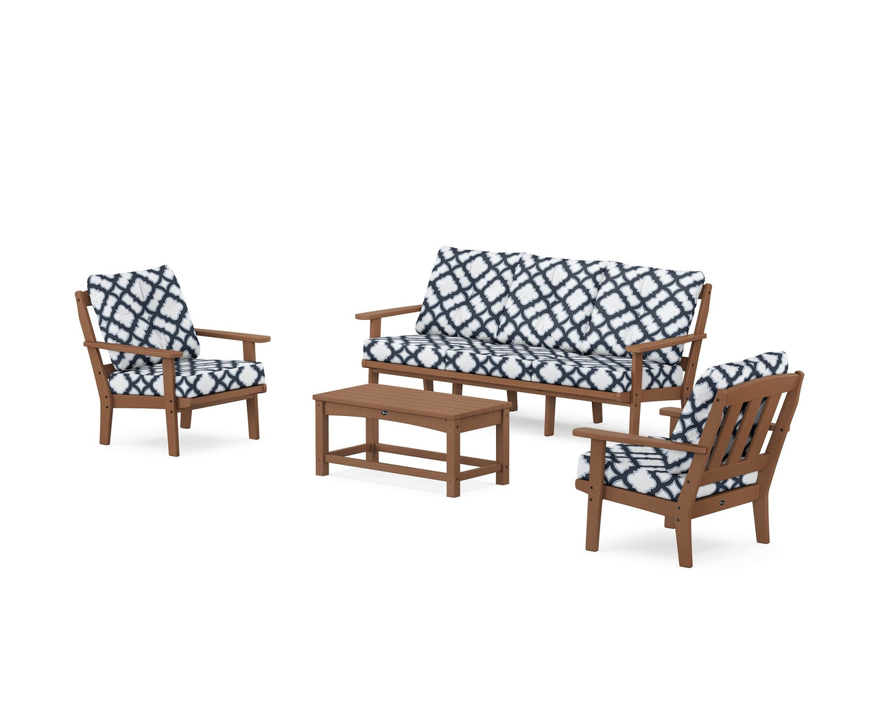 Trex Cape Cod 4-Piece Deep Seating Set with Sofa