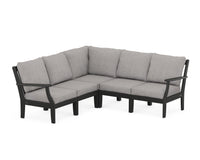 Thumbnail for Trex Yacht Club Modular 5-Piece Deep Seating Set