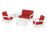 Thumbnail for Trex Rockport Club 6-Piece Deep Seating Conversation Set