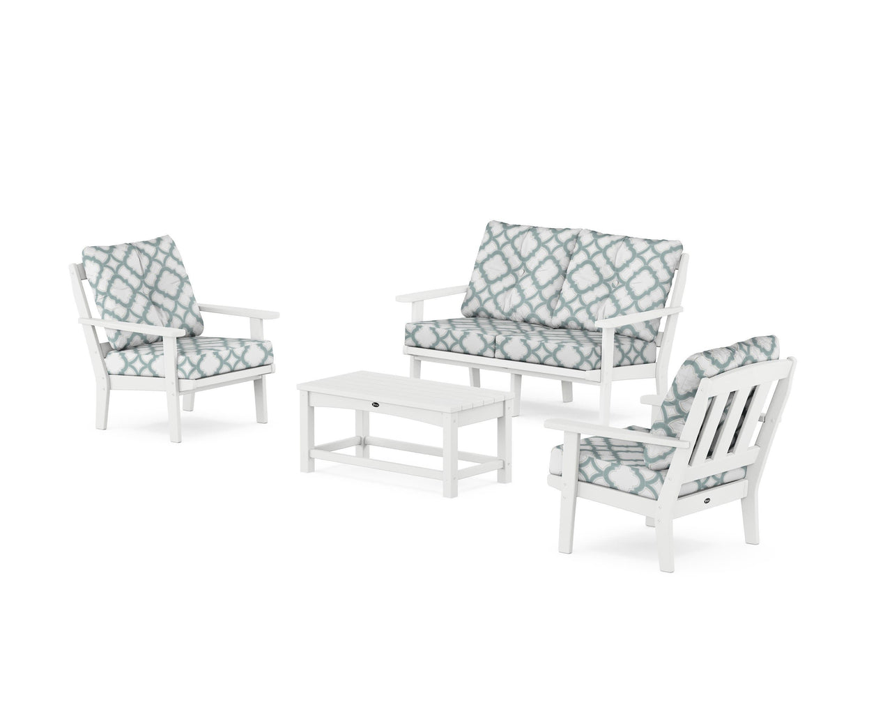 Trex Cape Cod 4-Piece Deep Seating Set with Loveseat