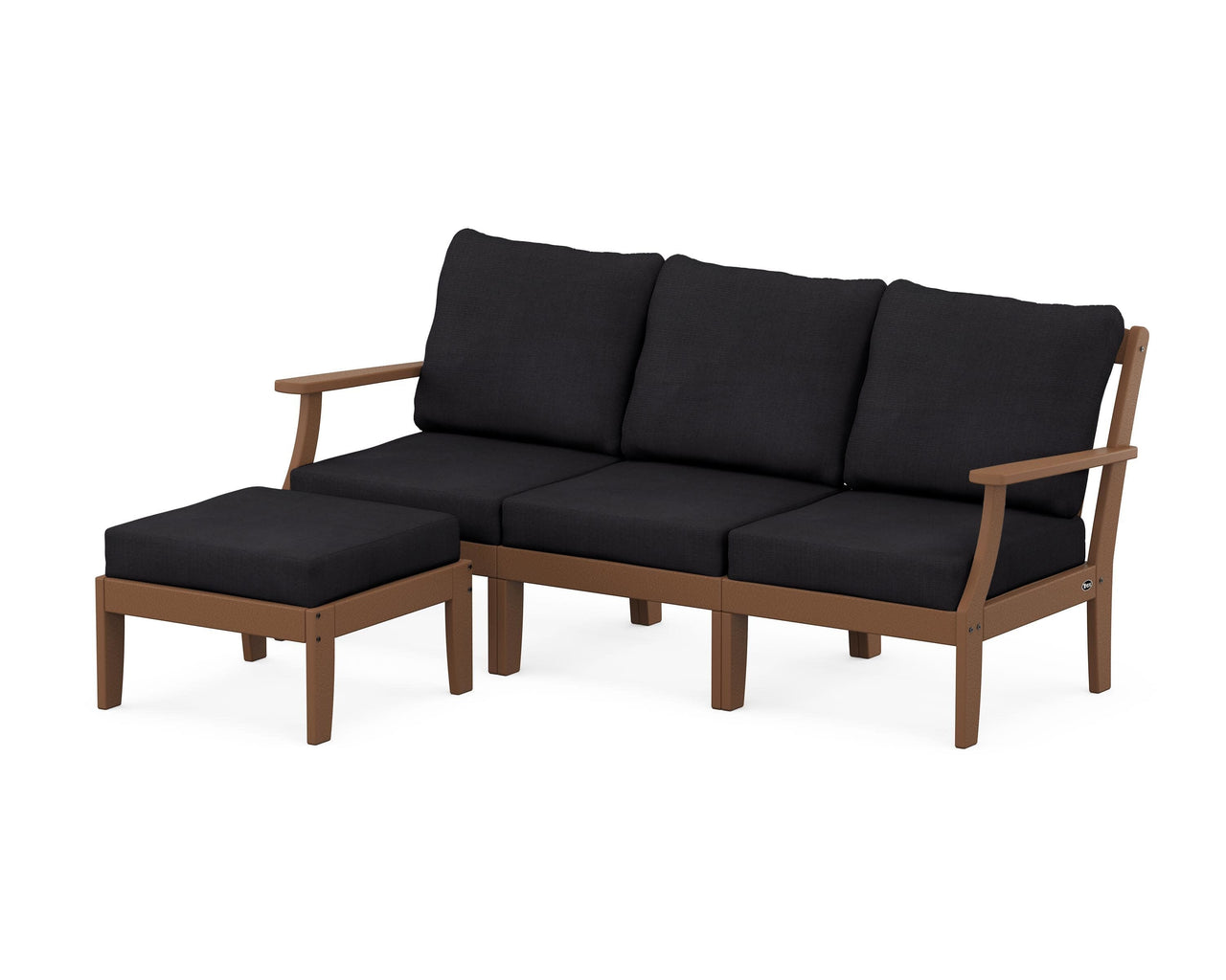 Trex Yacht Club Modular 4-Piece Deep Seating Set with Ottoman