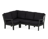 Thumbnail for Trex Yacht Club Modular 4-Piece Deep Seating Set