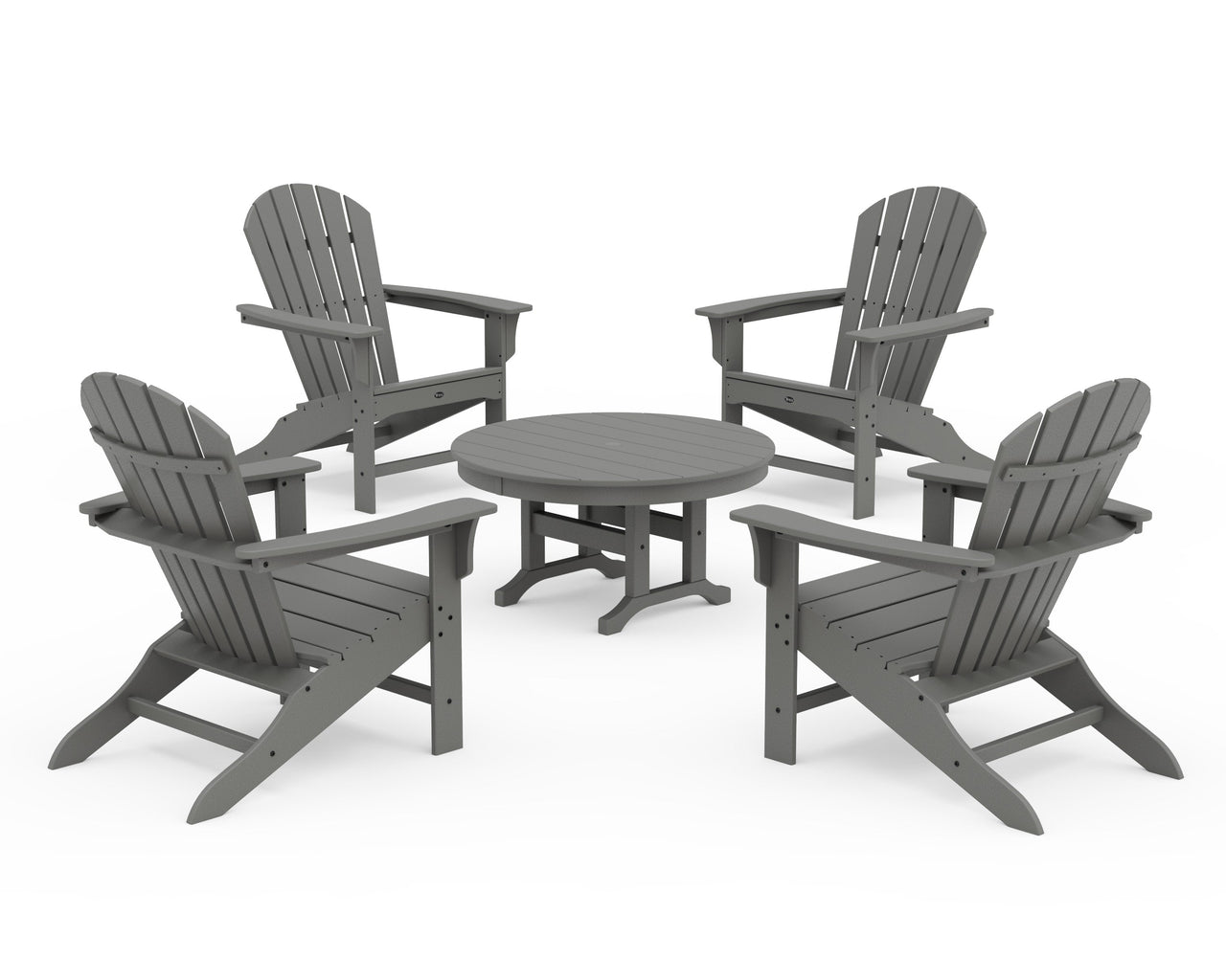 Trex Yacht Club Shellback 5-Piece Adirondack Conversation Group
