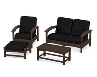 Thumbnail for Trex Rockport 4-Piece Deep Seating Conversation Group