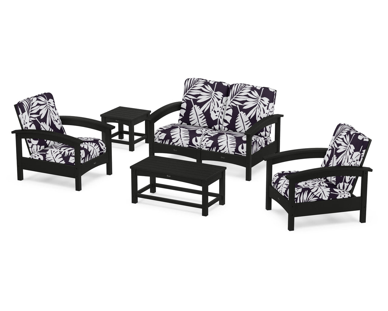 Trex Rockport Club 6-Piece Deep Seating Conversation Set