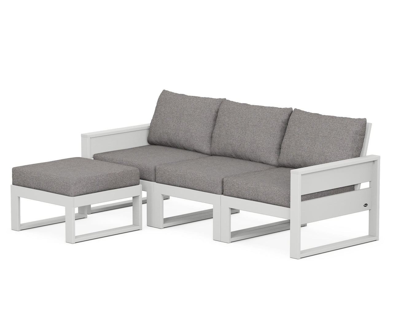 Trex Eastport 4- Piece Sectional with Ottoman