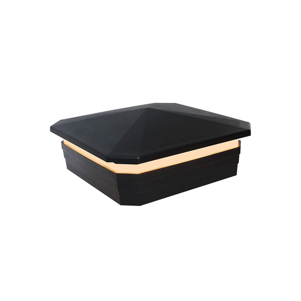 Tru-Scapes® 5” Composite LED Deck Post Cap Light (Fits Timbertech Radiance Post)