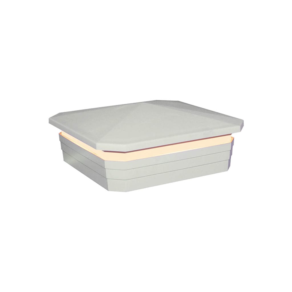 Tru-Scapes® 5” Composite LED Deck Post Cap Light (Fits Timbertech Radiance Post)