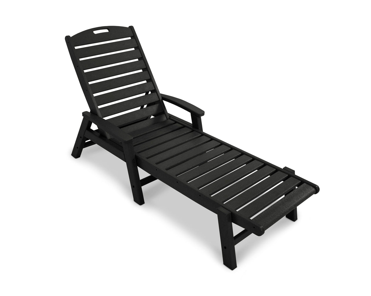 Trex Yacht Club Chaise with Arms - Stackable