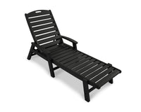 Thumbnail for Trex Yacht Club Chaise with Arms - Stackable