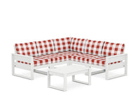 Thumbnail for Trex Eastport 6-Piece Deep Seating Sectional + Coffee Table Set
