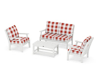 Thumbnail for Trex Yacht Club 4-Piece Deep Seating Chair Set