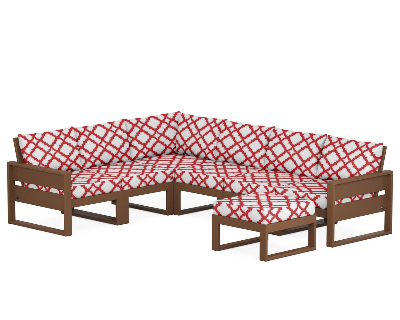 Trex Eastport 6-Piece Sectional with Ottoman