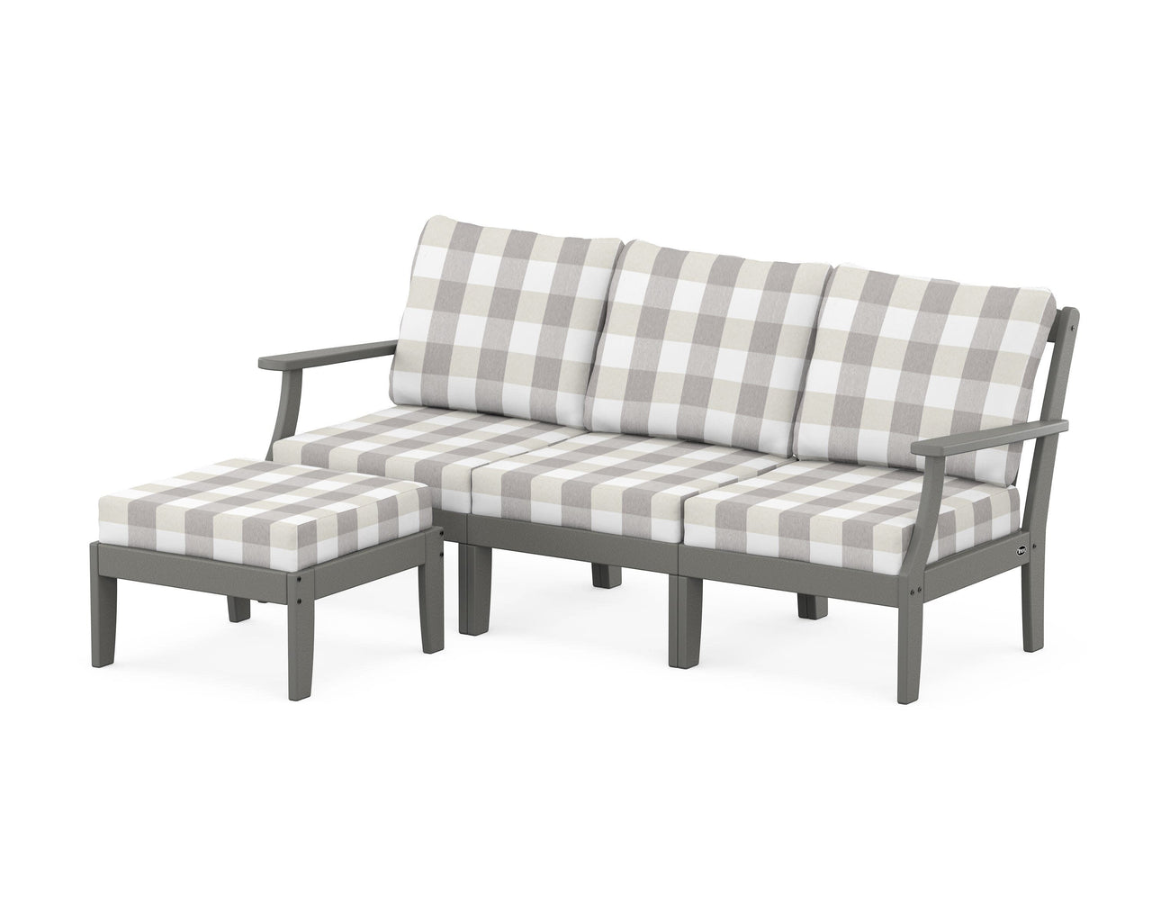 Trex Yacht Club Modular 4-Piece Deep Seating Set with Ottoman
