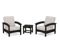 Thumbnail for Trex Rockport Club 3-Piece Deep Seating Conversation Set