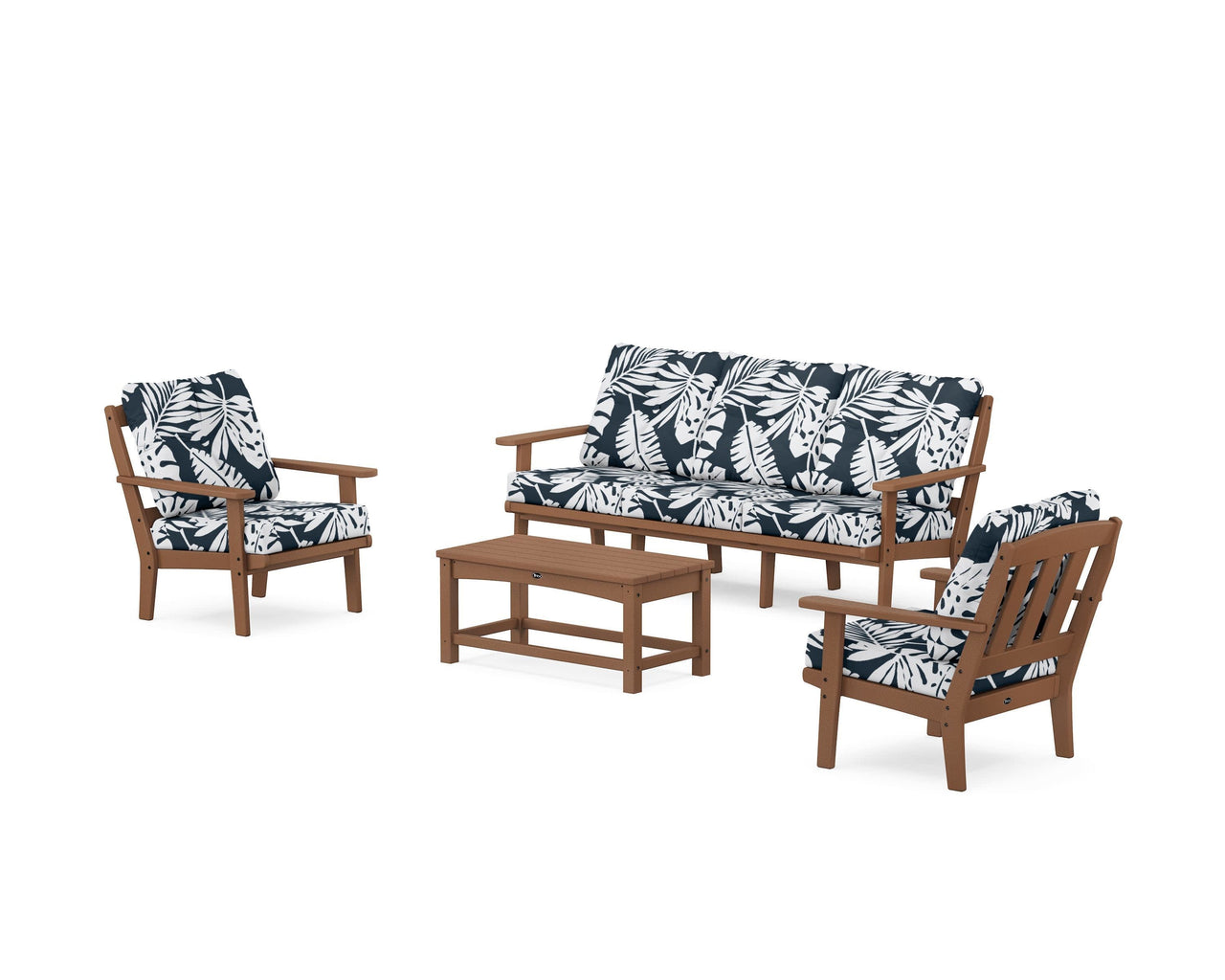 Trex Cape Cod 4-Piece Deep Seating Set with Sofa