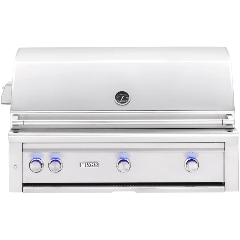 Lynx Professional Built-In Gas Grill With One Infrared Trident Burner And Rotisserie