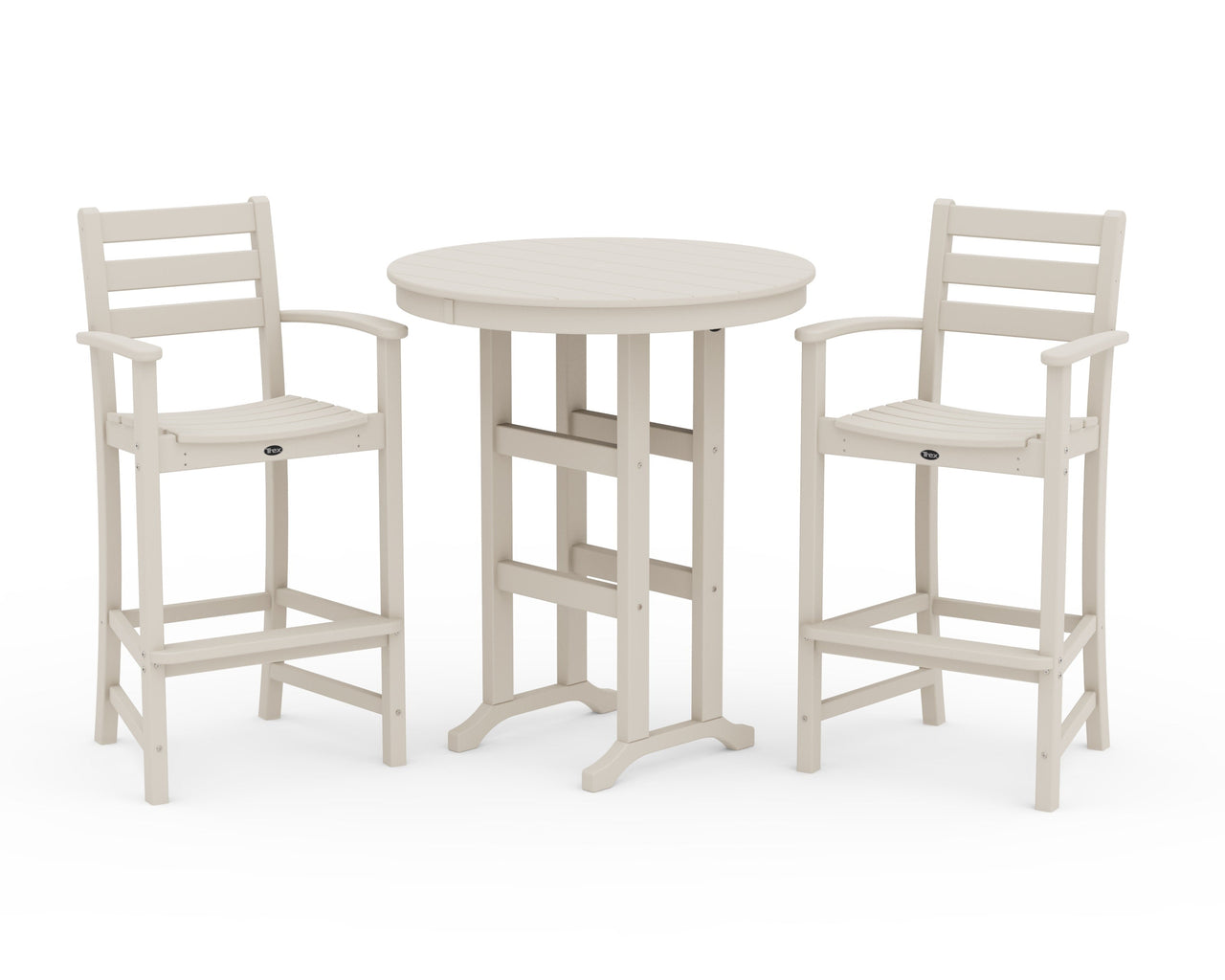 Trex Monterey Bay 3-Piece Round Bar Set - Sand Castle