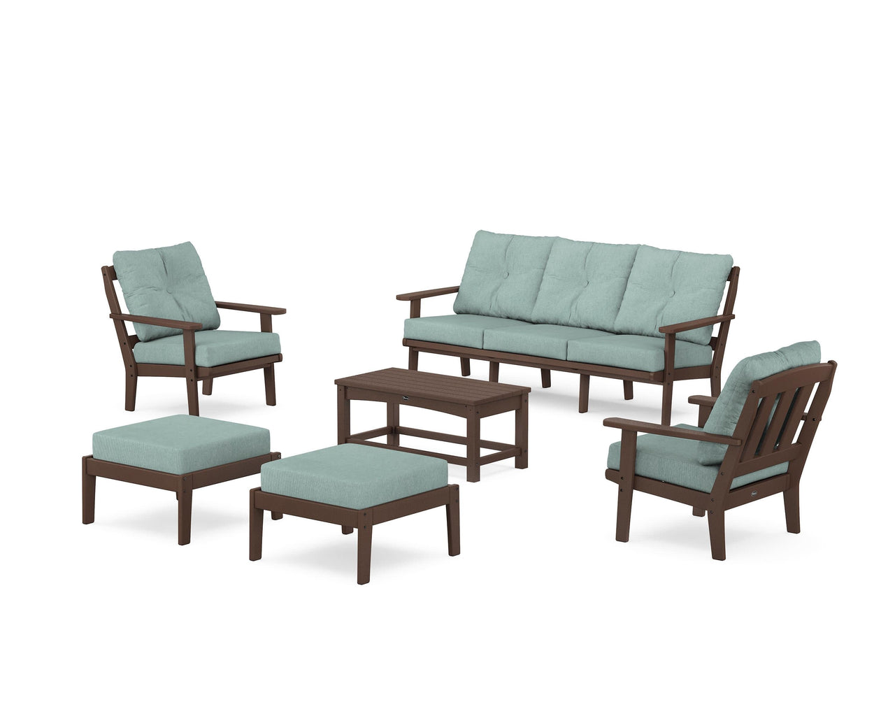 Trex Cape Cod 6-Piece Lounge Sofa Set