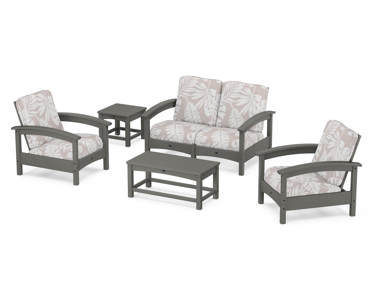 Trex Rockport Club 6-Piece Deep Seating Conversation Set