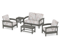 Thumbnail for Trex Rockport Club 6-Piece Deep Seating Conversation Set