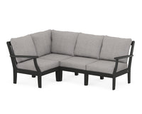 Thumbnail for Trex Yacht Club Modular 4-Piece Deep Seating Set