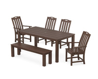 Thumbnail for Trex Yacht Club 6-Piece Parsons Dining Set with Bench
