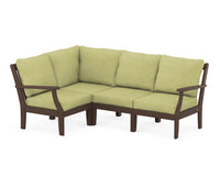 Thumbnail for Trex Yacht Club Modular 4-Piece Deep Seating Set