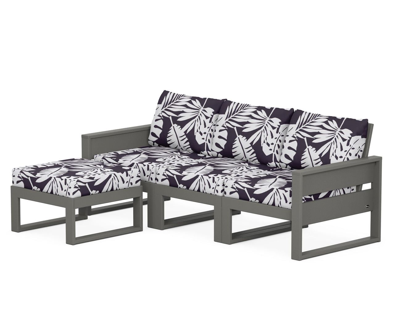 Trex Eastport 4- Piece Sectional with Ottoman