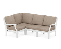 Thumbnail for Trex Yacht Club Modular 4-Piece Deep Seating Set