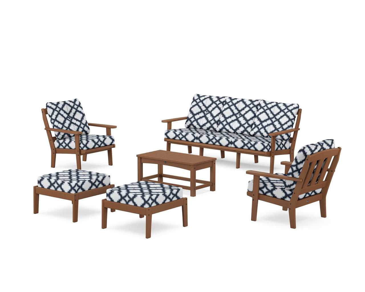 Trex Cape Cod 6-Piece Lounge Sofa Set