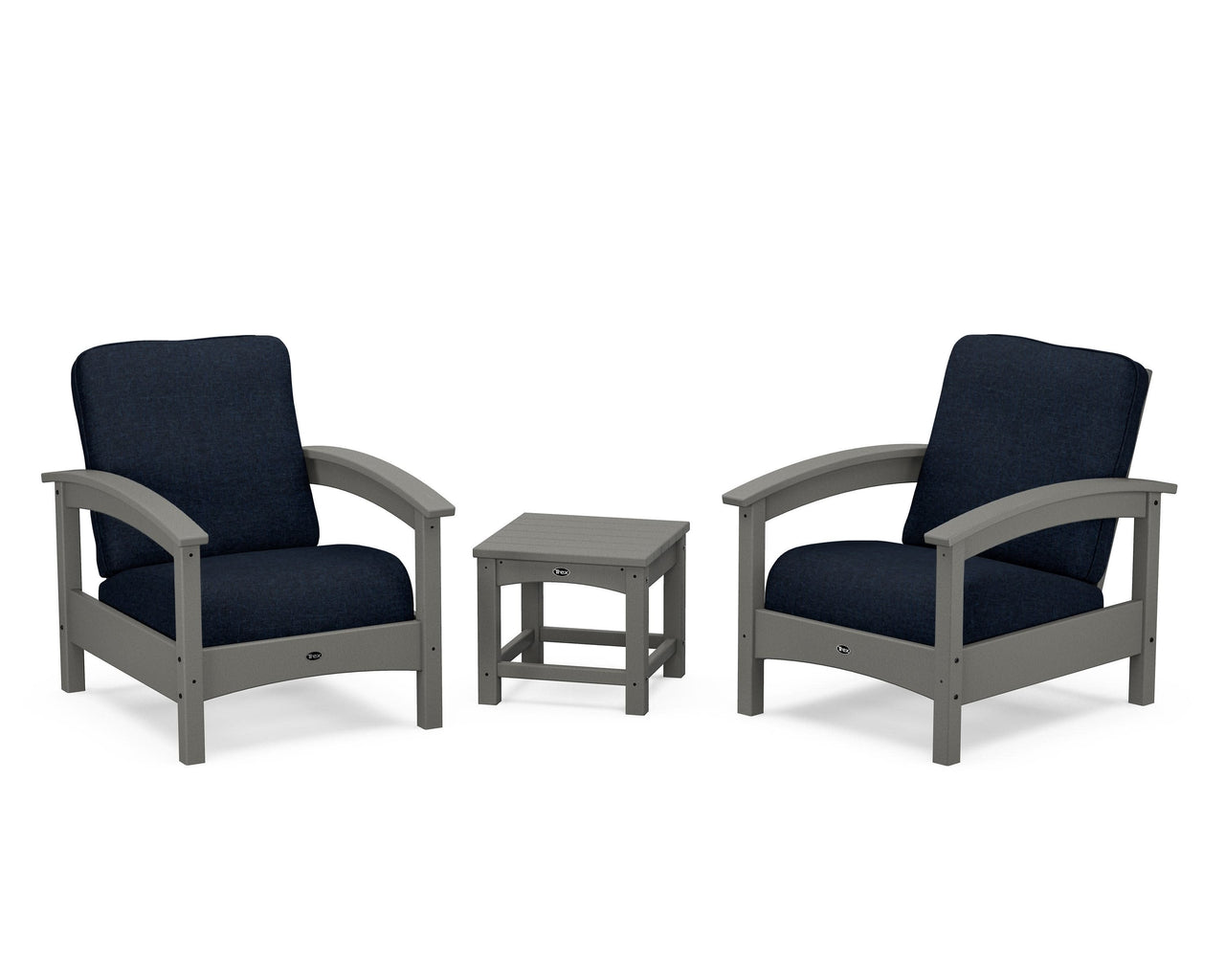 Trex Rockport Club 3-Piece Deep Seating Conversation Set