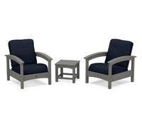 Thumbnail for Trex Rockport Club 3-Piece Deep Seating Conversation Set