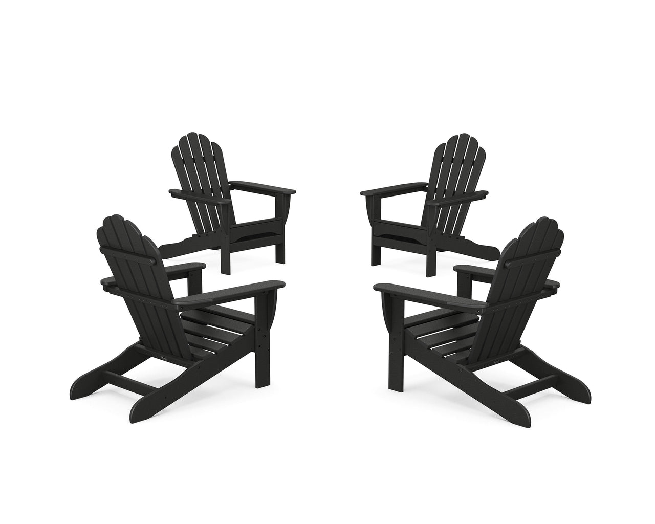 Trex 4-Piece Monterey Bay Adirondack Chair Conversation Set