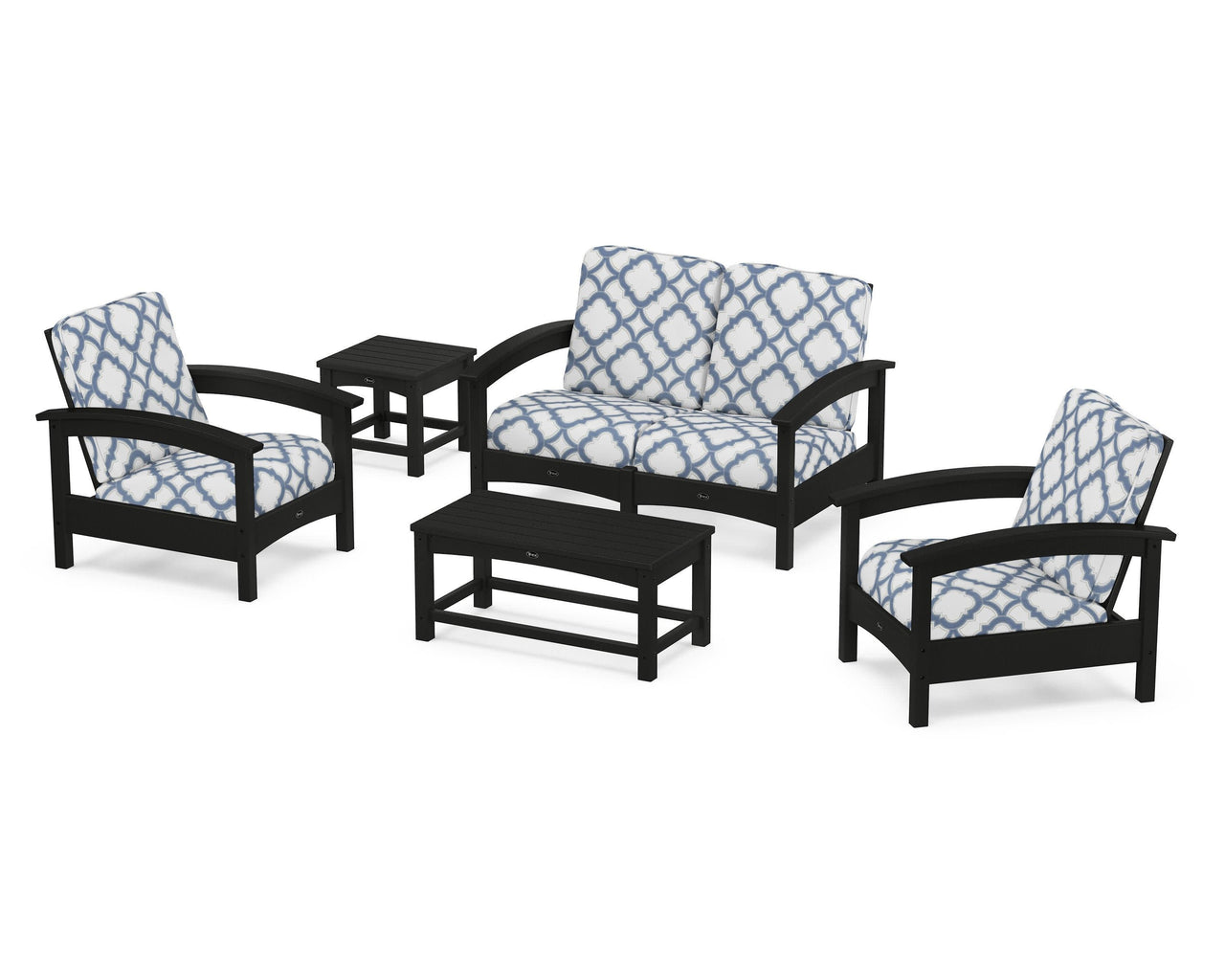 Trex Rockport Club 6-Piece Deep Seating Conversation Set